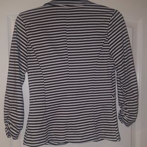 Poetry Jackets & Coats - Poetry Black & White Striped Blazer Poetry Jackets & Coats - Poetry Black & White Striped Blazer